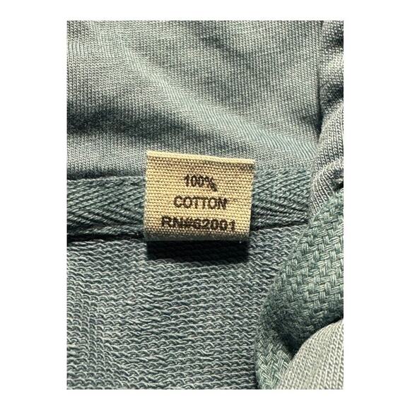 NEW California Shirt Co. Blue Pullover Hoodie M Front Pocket Adjustable Hood NWT - Picture 5 of 6